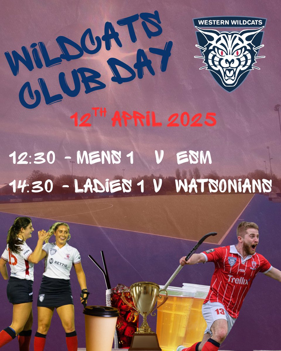 CLUB DAY 🏑 

Join us in the sun this Saturday to cheer on our 1st Xls as they take to the pitch in their last games of the Top 6 split.

Support the L1s as they push for top 4.

Celebrate the M1s as they lift the league Trophy and are crowned the 24/25 league winners!
#MTC