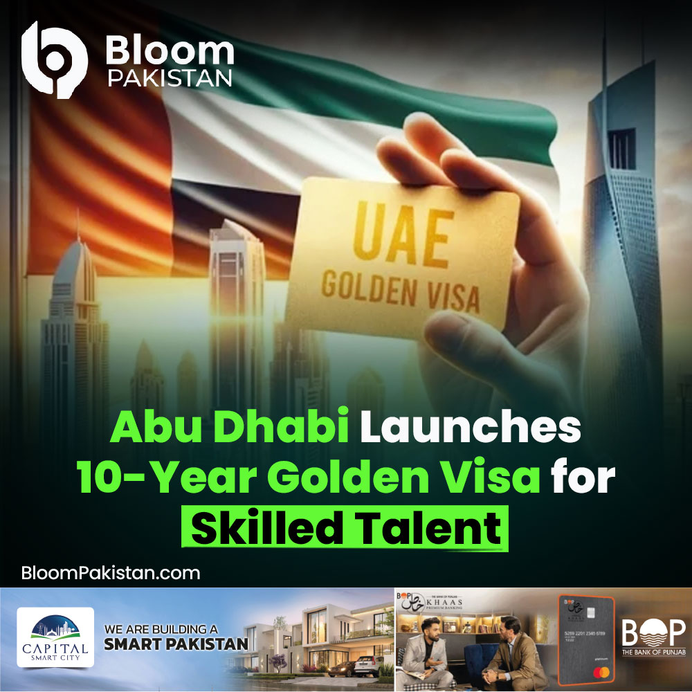 bloom_pakistan's tweet photo. Abu Dhabi Launches 10-Year Golden Visa for Skilled Talent
#Bloompakistan #AbuDhabiGoldenVisa #GoldenVisa #SkilledTalent #UAEImmigration #GoldenVisaProgram #TalentIncentives #UAEResidency #AbuDhabi
More Details:
https://t.co/Qxm86VFoEv https://t.co/o5q8c00bxO