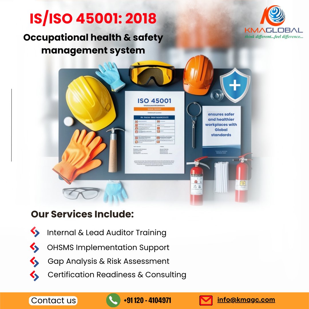 kma_gc's tweet photo. Level Up Your Career with ISO 45001:2018 Lead Auditor Training gain the skills to lead OHSMS audits with confidence and become a certified ISO 45001 Lead Auditor. Join KMA Global Consultants for industry leading training.#ISO45001 #LeadAuditor #OHSMS
#kmagc #kmaglobalconsultants https://t.co/Aqsp06qn2m