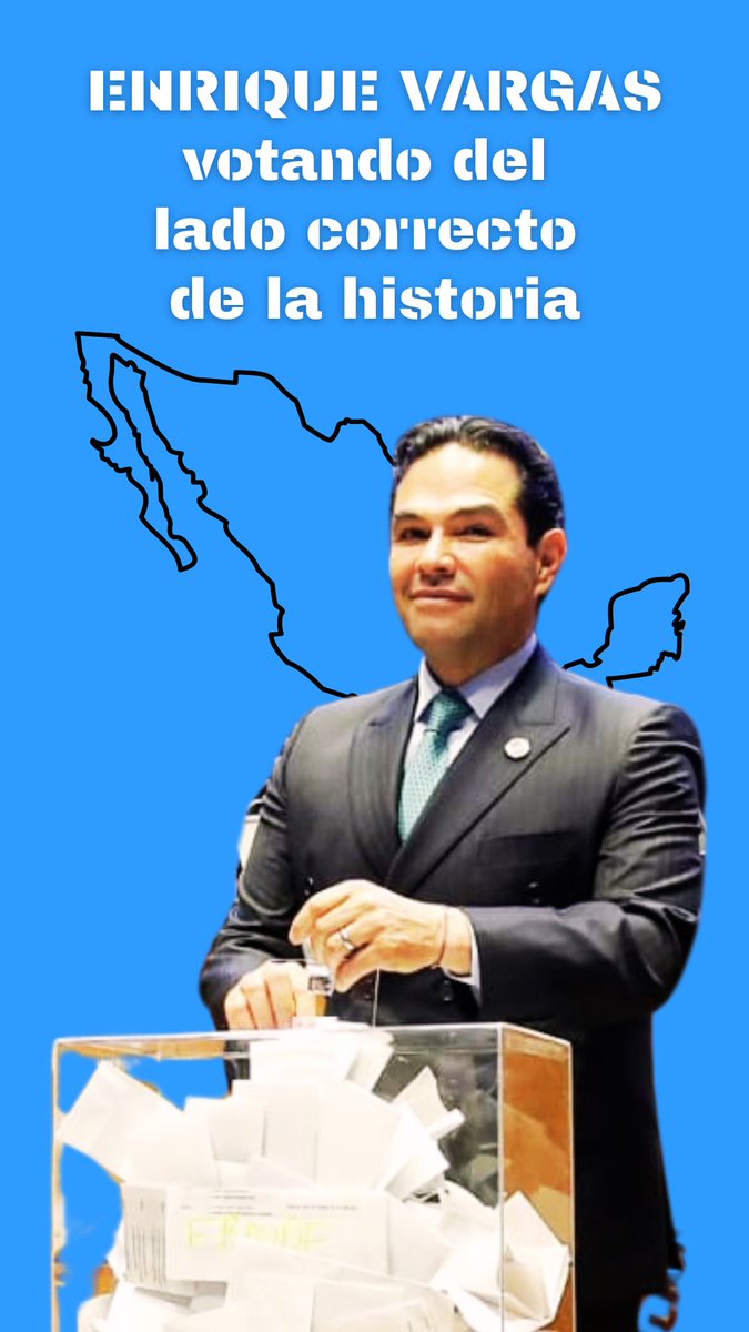 ClubKikers's tweet photo. Ayer perdió Morena.
Querían poner a los magistrados electorales de su conveniencia.
Un triunfo de la oposición para el bien de México.
El Senador Enrique Vargas @EnriqueVargasdV votó por el lado correcto de la historia. Por eso lo queremos tanto.
#FuerzaVargas 
#VargasSenador https://t.co/NKh74VDvAS