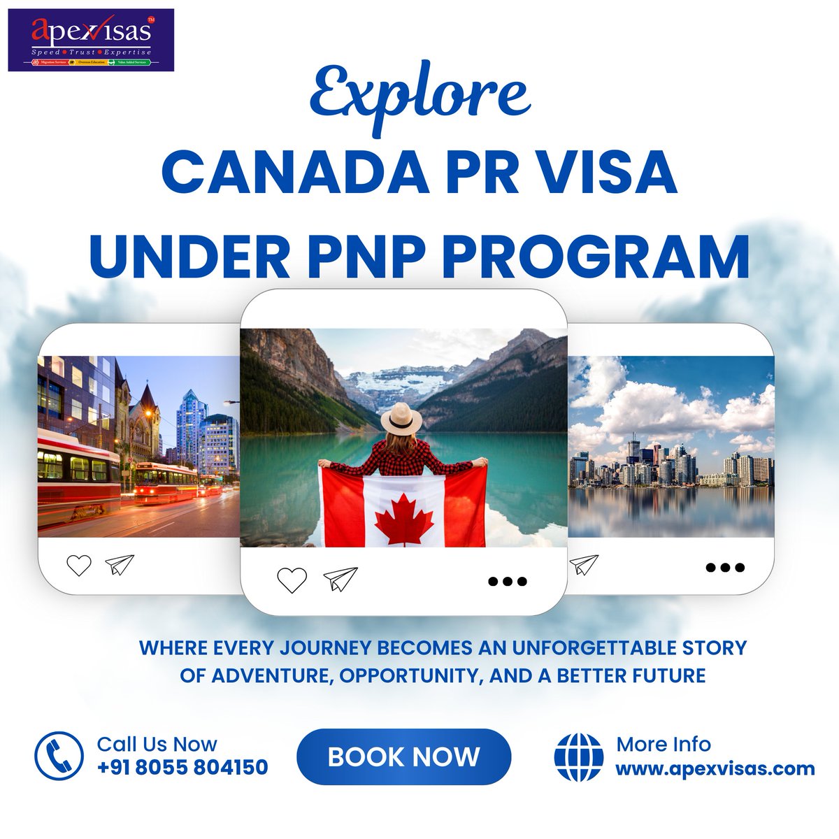 VisasApex's tweet image. 𝐖𝐚𝐧𝐭 𝐭𝐨 𝐬𝐞𝐭𝐭𝐥𝐞 𝐢𝐧 𝐂𝐚𝐧𝐚𝐝𝐚?
Apply for 𝐂𝐚𝐧𝐚𝐝𝐚 𝐏𝐑 𝐮𝐧𝐝𝐞𝐫 𝐭𝐡𝐞 𝐏𝐍𝐏 𝐏𝐫𝐨𝐠𝐫𝐚𝐦 with expert support from ApexVisas! 🌍
📞 +𝟗𝟏 𝟖𝟎𝟓𝟓𝟖𝟎𝟒𝟏𝟓𝟎
🌐 𝐰𝐰𝐰.𝐚𝐩𝐞𝐱𝐯𝐢𝐬𝐚𝐬.𝐜𝐨𝐦
#CanadaPR #PNPProgram #MoveToCanada #ApexVisas #Immigration