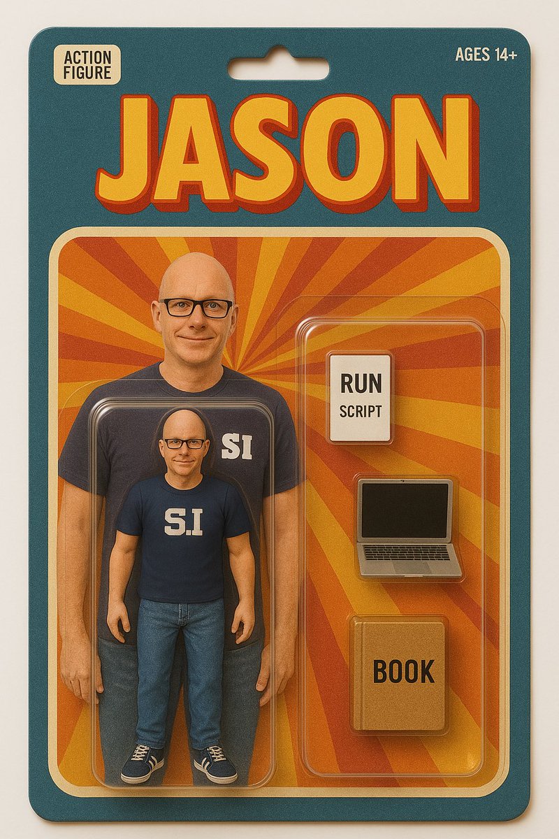 TheJasonAllday's tweet photo. I’ve officially followed suit — now an action figure.
No, it’s not to scale - as 5’7” isn’t short. It’s… concentrated greatness.
#RUN #RUNmovie #ActionFigureLife https://t.co/TfFlT39PxO