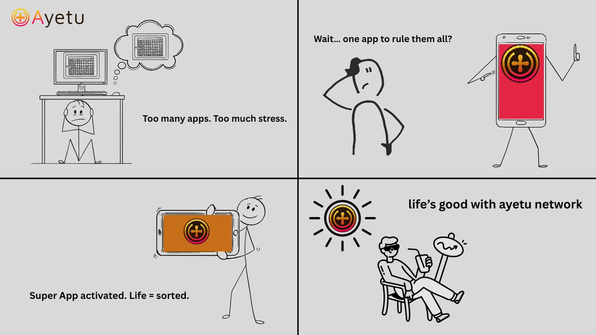 Investor_jammy's tweet photo. When you realize @ayetunetwork Super App does it all and saves you time. 😎
#AyetuNetwork #SuperApp #OneAppToRuleThemAll #Web3ForAfrica #Crypto #deprem https://t.co/WZARX29chd