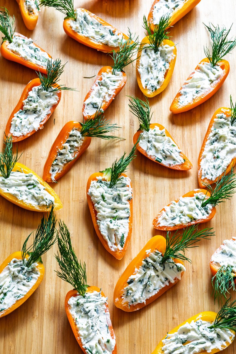 Appetizers4all's tweet photo. ๐ฅ๐ https://t.co/ImIRaRGFbi
Looking for a cute and easy appetizer idea for Easter or spring get-togethers? These mini peppers are filled with a creamy herb and Parmesan mixture & styled to look like carrots! #springappetizers #easterappetizer #stuffedminipeppers #appetizerideas https://t.co/DmWMhlCqSq