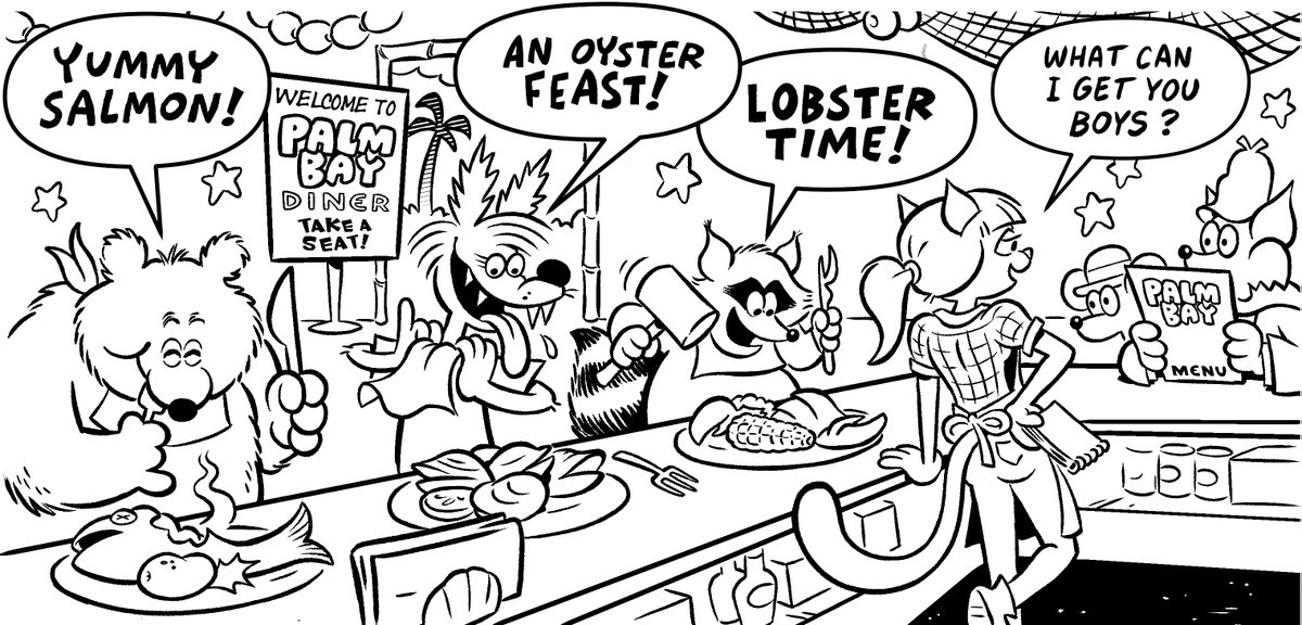 Detective Slylock Fox Trails Three Suspects To The Palm Bay Diner
@comicskingdom