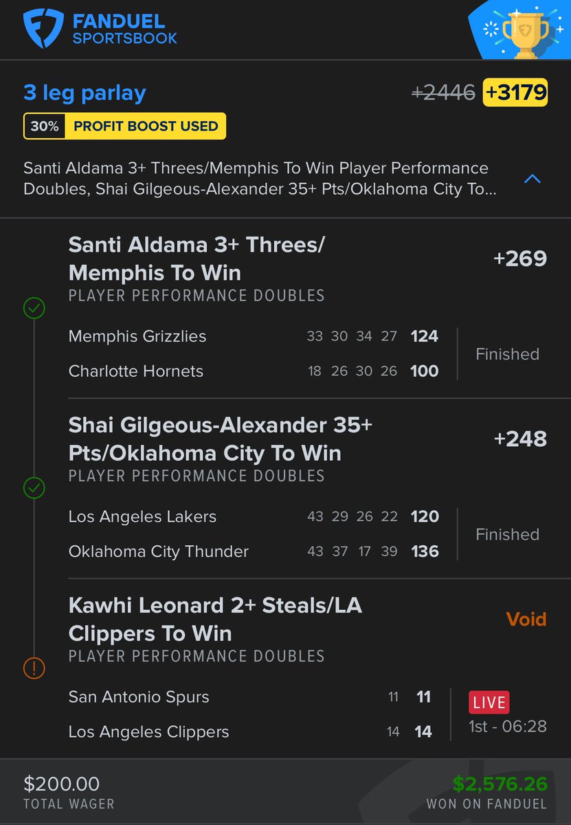 aphoward13's tweet photo. Prop Shop Tuesday, after the Deni TD last week, started off with this PPD banger and closed out with my Clips halftime play which The Beard cashed in the 4Q. Join us! https://t.co/UeGPmePiL8