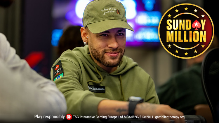 PokerStarsBlog's tweet photo. Neymar Jr and Niklas "Lena900" Astedt ran deep but it's Brazil's "gutAoAllin" 🇧🇷 who took down the massive Sunday Million Anniversary for $391K after a four-way deal.

👉 https://t.co/3X4TR5KzKW https://t.co/8yDTNCDxQ3