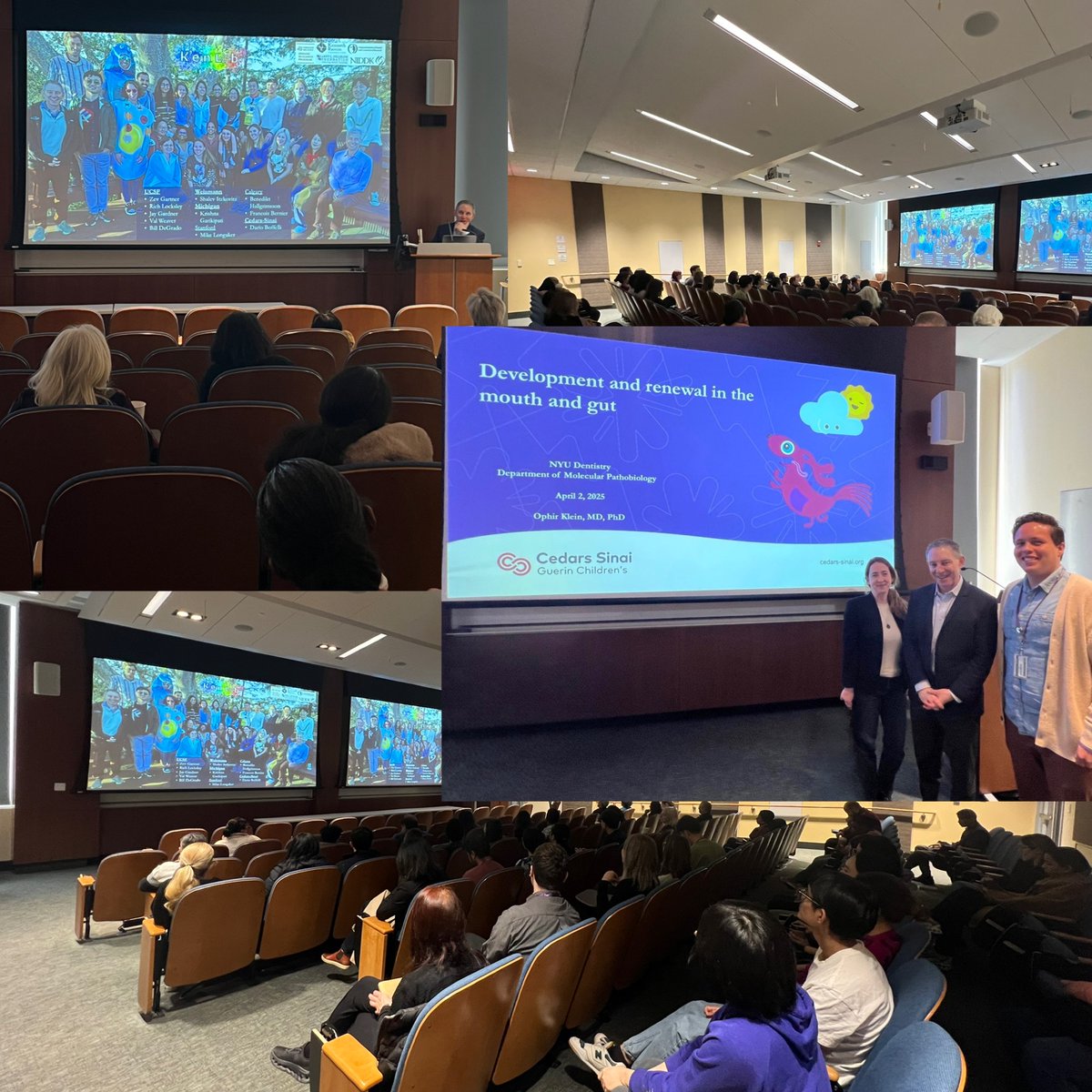 NYUPainResearch's tweet photo. Huge thank you to Edwin Rosado-Olivieri for hosting @OphirKlein for the MPB Seminar Series. @NYUPainResearch enjoyed Dr. Ophir Klein's presentation very much! #NYUpainresearchcenter #NYUdental #NYU #Mouth #Gut https://t.co/7pK3Y0dn2L