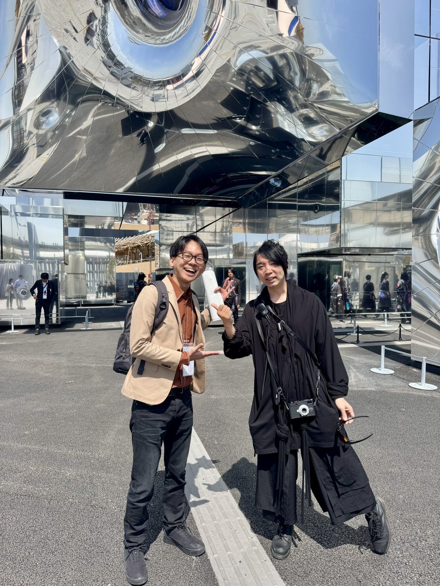 umeken's tweet photo. 【大阪・関西万博 メディアデーなう！】
僕のおすすめパビリオンは、落合陽一さんの「null2」館と、石黒浩さんの「いのちの未来」館。どちらも会場のど真ん中、シグネチャーパビリオンというエリアです。 https://t.co/Fi5wG37Rx8