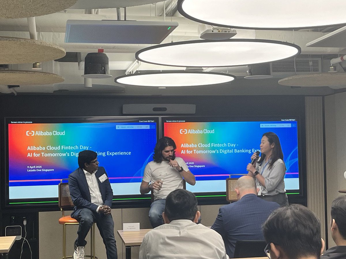 Aylab_io's tweet photo. Couldn’t be more excited to share our expertise through @alibaba_cloud Fintech Day 🔥 https://t.co/i9WM2w9T8n