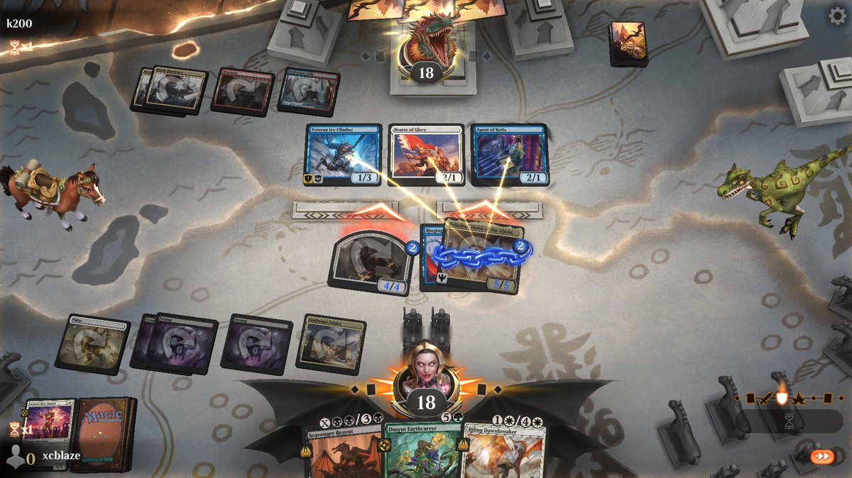 xcblazeMtG's tweet image. Can confirm, Scavenger Regent is DISGUSTING in Limited. Just pack removal for dragons; and don't hesitate to just cast the dragon!

Would be quite surprised if I can't find it a home in Constructed.

EASY 7 wins, lost one to a combat missequence.

#MtGLimited #MtGTarkir #Abzan