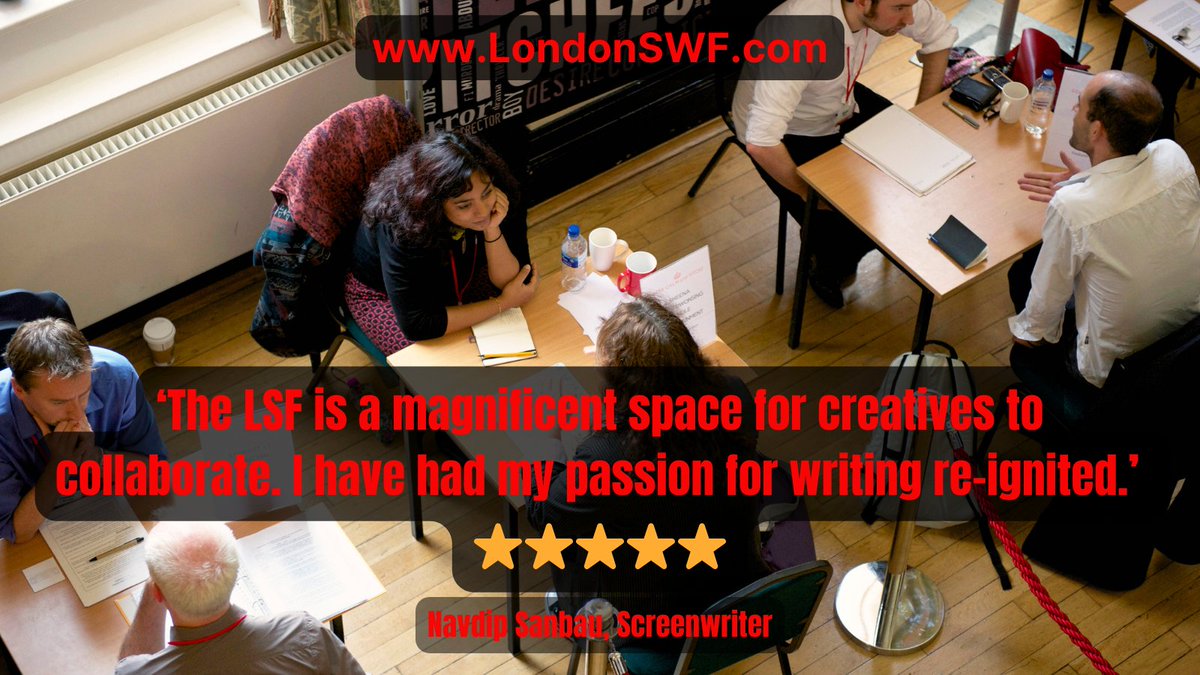 Writers travel from all over the world to attend the London Screenwriters' Festival.

'Well worth flying from Australia. I will be back next year!' —Rachael S Morgan, Screenwriter ⭐⭐⭐⭐⭐

‘The whole festival was amazing! I thought it would only be for pitching, but it was 3