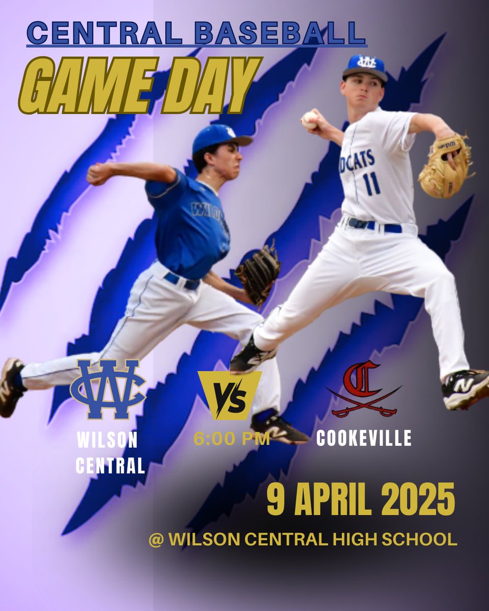 Back in action at home tonight vs. Cookeville @ 6:00PM! Don't forget Wilson Central Students get in free to all home games with their current student ID! See you there! @wcsn16 <a href="/WilsonCentralHS/">WCHS</a>