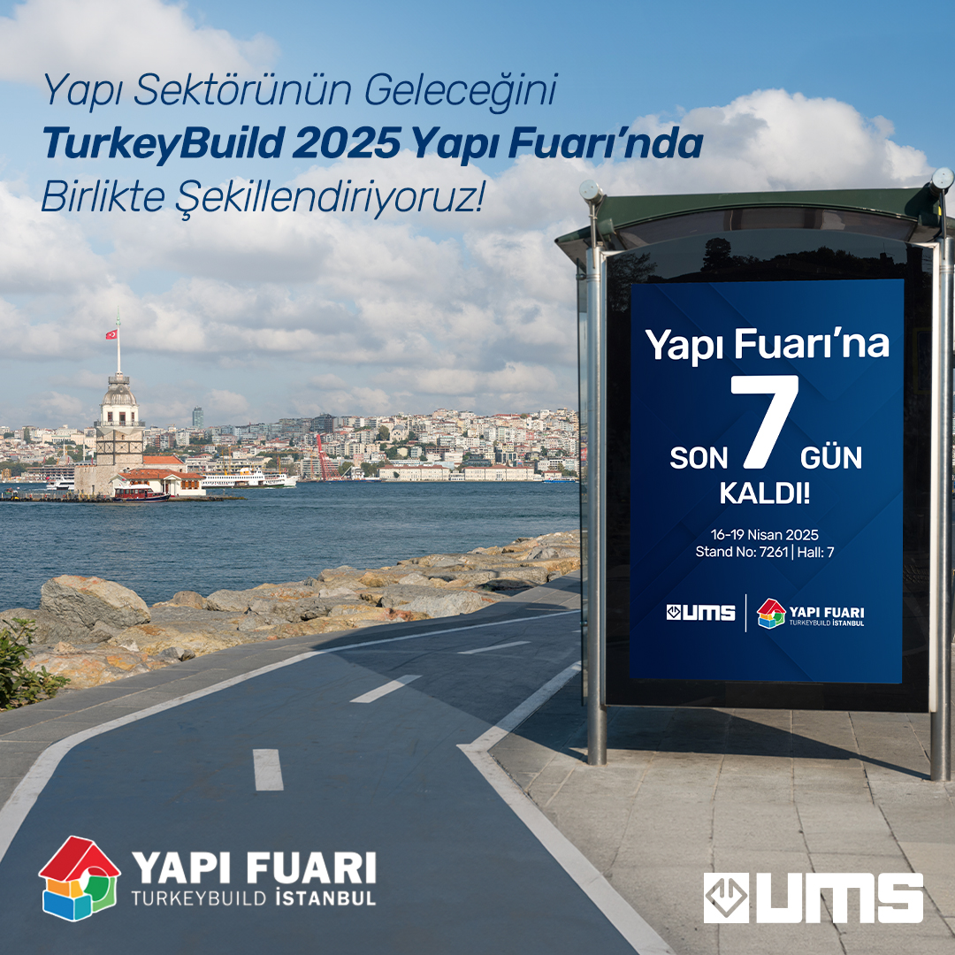 umsmetal's tweet photo. Yapı sektörünün kalbinin attığı Turkey Build 2025 Yapı Fuarı’na son 7 gün! Sizi salon 7, 7261 numaralı standımıza bekliyoruz.
#UMSMetal #TurkeyBuild #YapıFuarı https://t.co/oq0TBvvulK