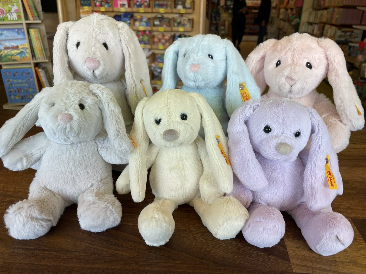 NimbleFingersIE's tweet photo. In 1902 Richard Steiff created the teddy bear. To this day they make (in our opinion) the best soft toys, and a delivery just landed down ๐คฉ They are all on our website and in store ๐ฐ #steiff #steiffbear https://t.co/wyD9P78DNT