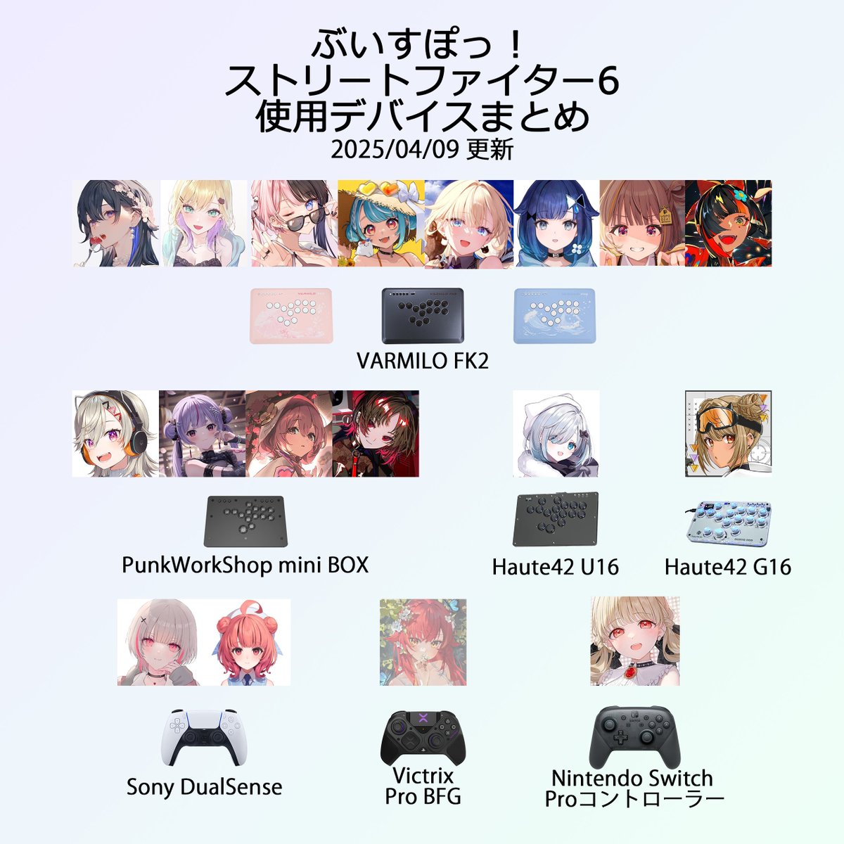 ぶいすぽスト6関連まとめ（上げなおし） めっさんのをPWSに直したり ぶいすぽ まとめ