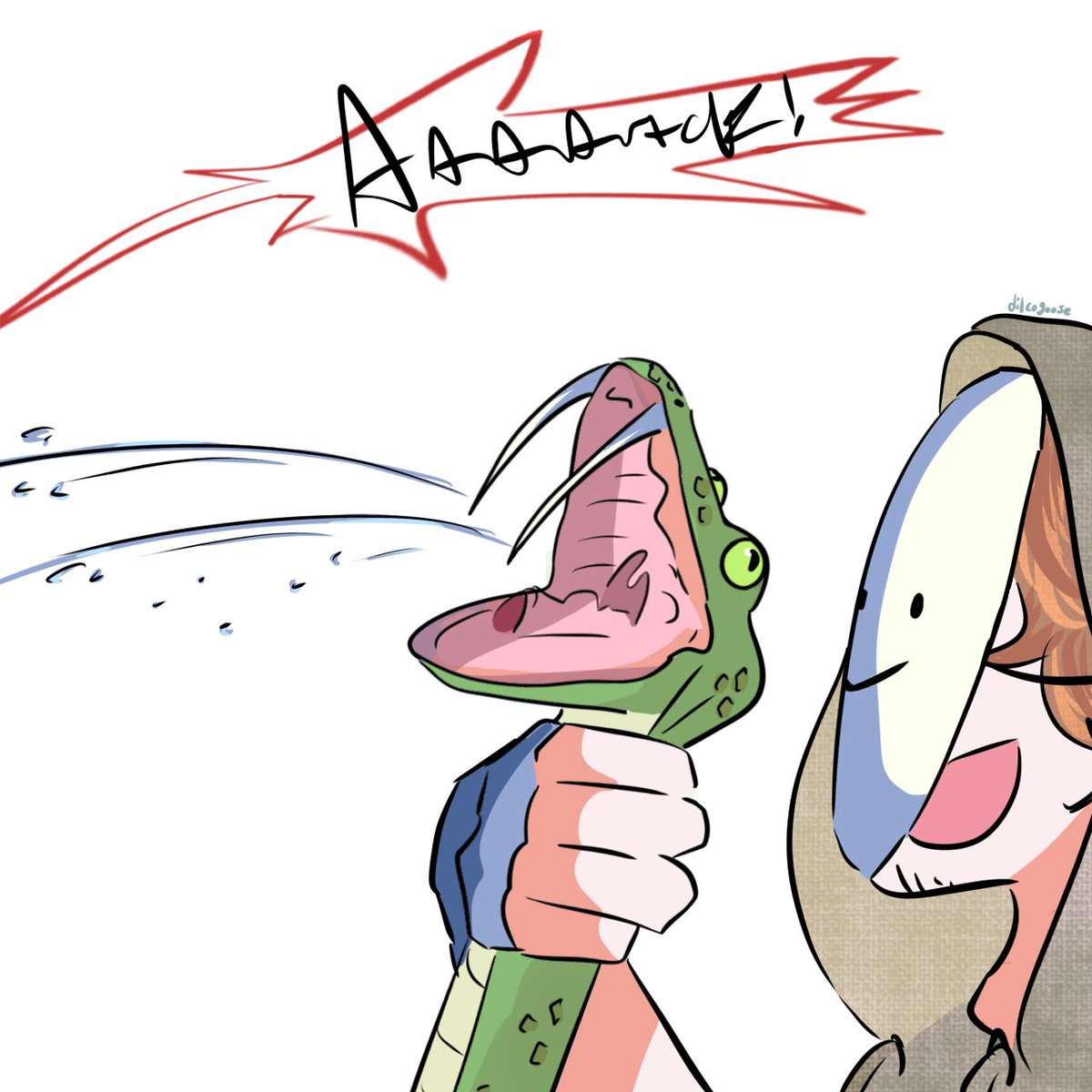 dilcogoose's tweet photo. Just a thought..
#dreamfanart https://t.co/odCNbKJzIz