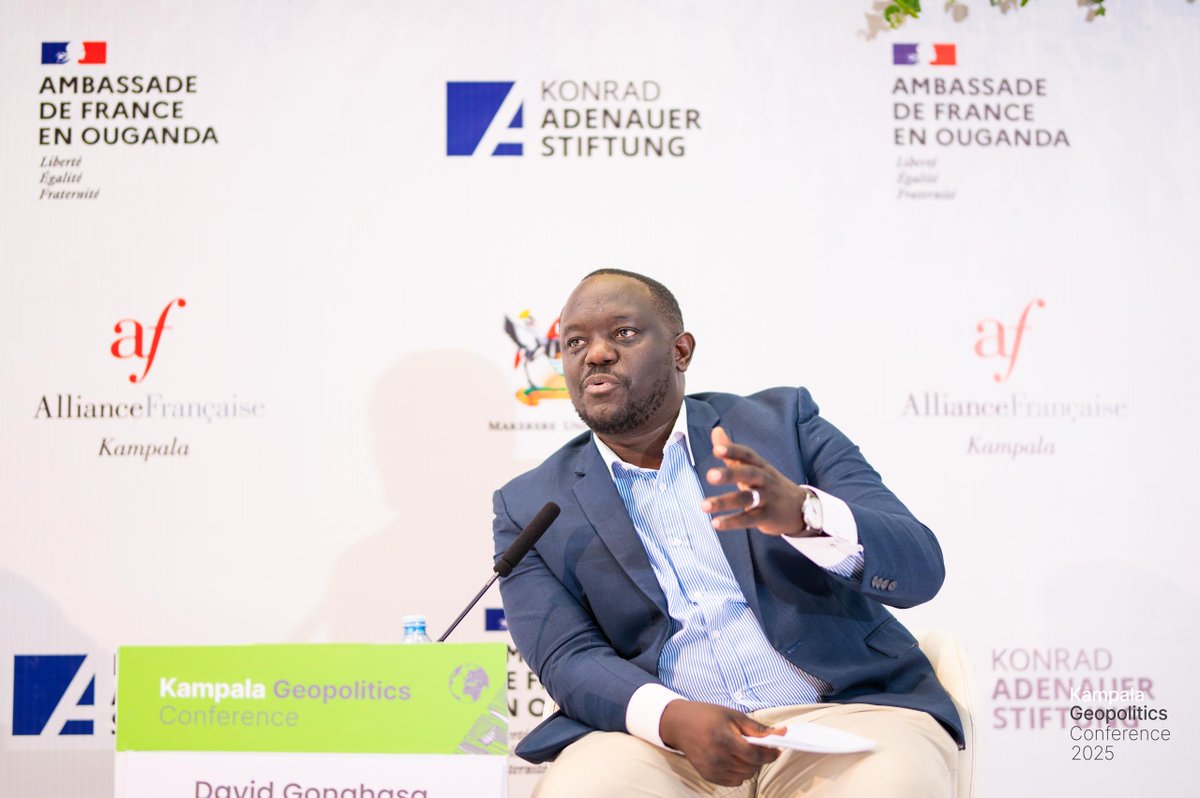 Panel 3 at the #KGC2025: 

Topic: AI, Misinformation, and  Democracy in Africa:  Risks and opportunities. 

Follow the conversation: youtube.com/live/g2BHiMr-9…

#KampalaGeopoliticsConference