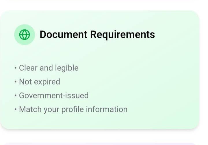 Hello Everyone 🤗 🤗 
Do you have a pending KYC? Then re-apply as per the rules below. In a few days, everything will be done automatically.
✅ Clear and legible.
✅Not expired.
✅ Government-issued.
✅ Match your profile information.

#SidraFamily #SidraChain #SidraDEX #SDA