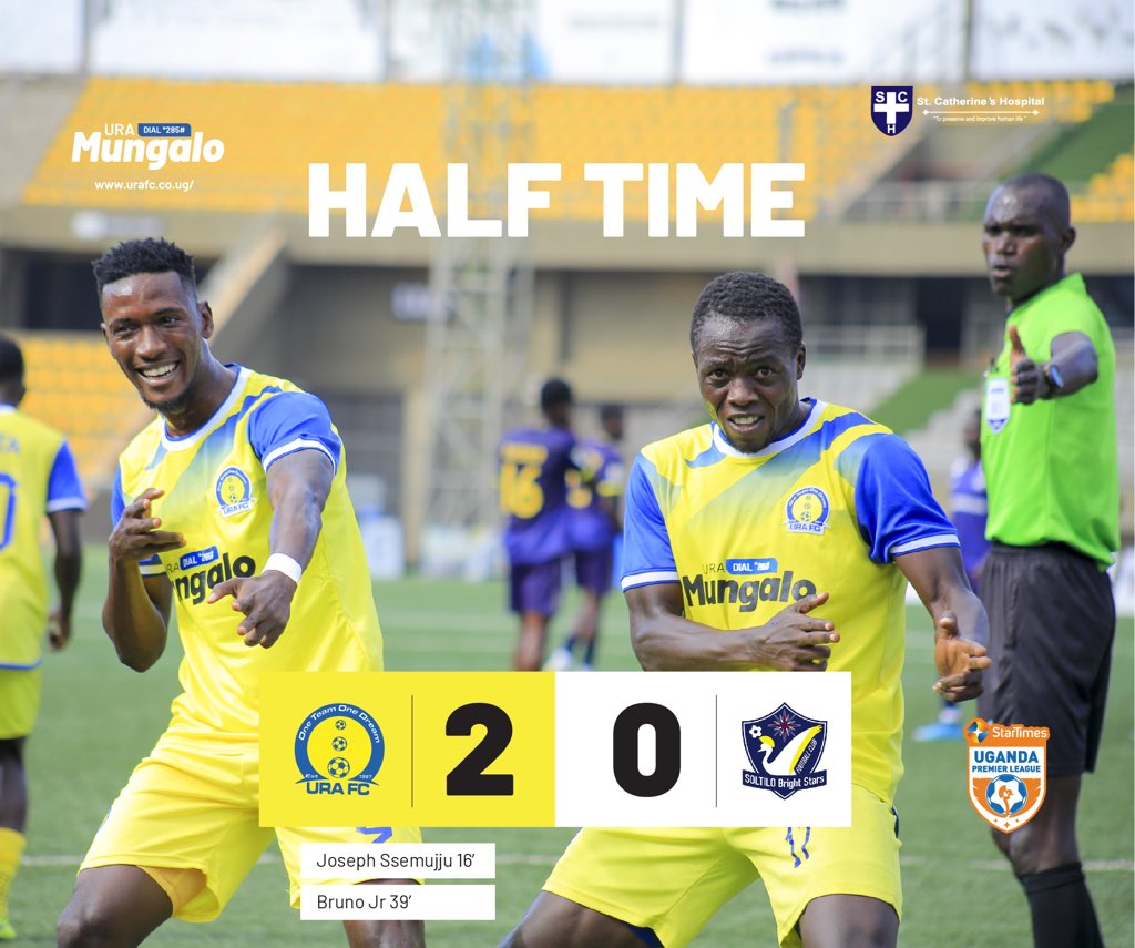 URAFC_Official's tweet photo. #SUPL: In the lead at the break 🔥💪⚽️
#URAFC | #OneTeamOneDream | #StartimesUPL | #URASBS https://t.co/ps3K4ItpM5