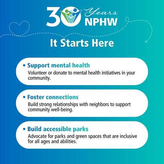 It’s #NationalPublicHealthWeek! Celebrated from April 7 to 13, this year's theme is "It Starts Here." Health is about all of us, where we live, learn, work, and play. Let’s work to make public health a priority because your health is our mission. NPHW.org #NPHW