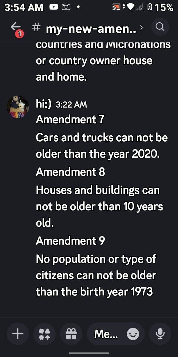 Here is some important amendments I been working on for my countries and Micronations