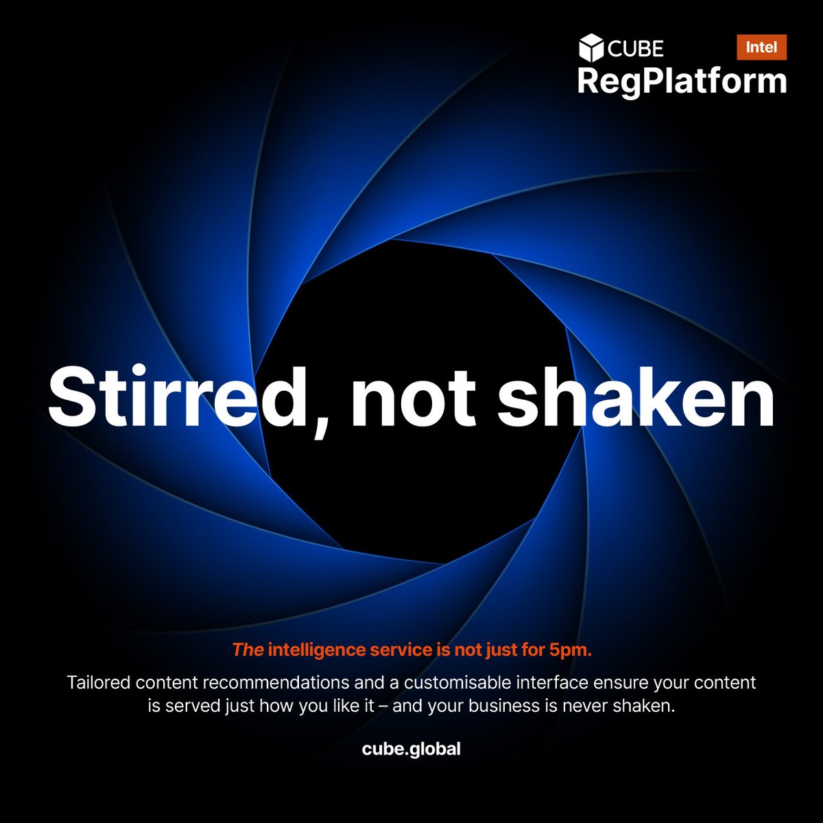 CUBEGlobal's tweet photo. Introducing CUBE RegPlatform Intel – the ultimate intelligence to cut through regulatory noise and stay ahead. Get the right intel at the right time – no distractions with tailored content recommendations. https://t.co/4bVG1by8tQ
#RegulatoryIntelligence #AI #RegulatoryChange https://t.co/DUN40rTe7E