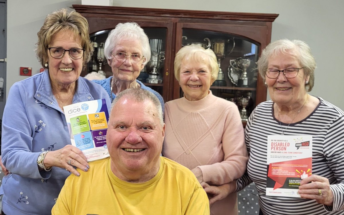 Dolphincontrol's tweet photo. Lovely meeting 19 members of the Ladies Group at Hartlepool Bowls Club today. Great interest and feedback about the community services we deliver #bluedice #choosered and my personal journey π Special thanks to the ladies who joined me in the photo π @ClsHartlepool https://t.co/M1eFJRkRIb