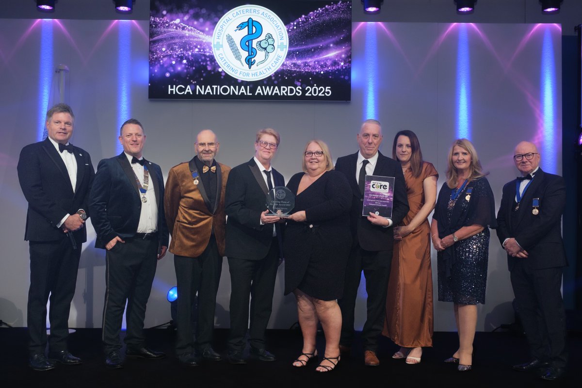 The catering team at NUH took home the Catering Team of the Year Award at last week’s Hospital Caterer's Association (HCA) annual awards ceremony. 

The awards recognise the commitment and contribution of hospital caterer's and celebrates the very best of the industry.

Winning