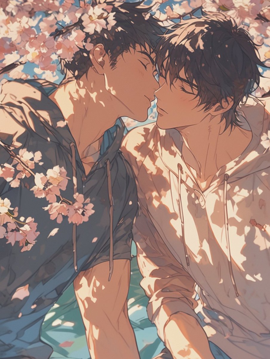 himukai_an's tweet photo. BLシリーズ

「桜の下で」 https://t.co/R7sr7YYDzK
