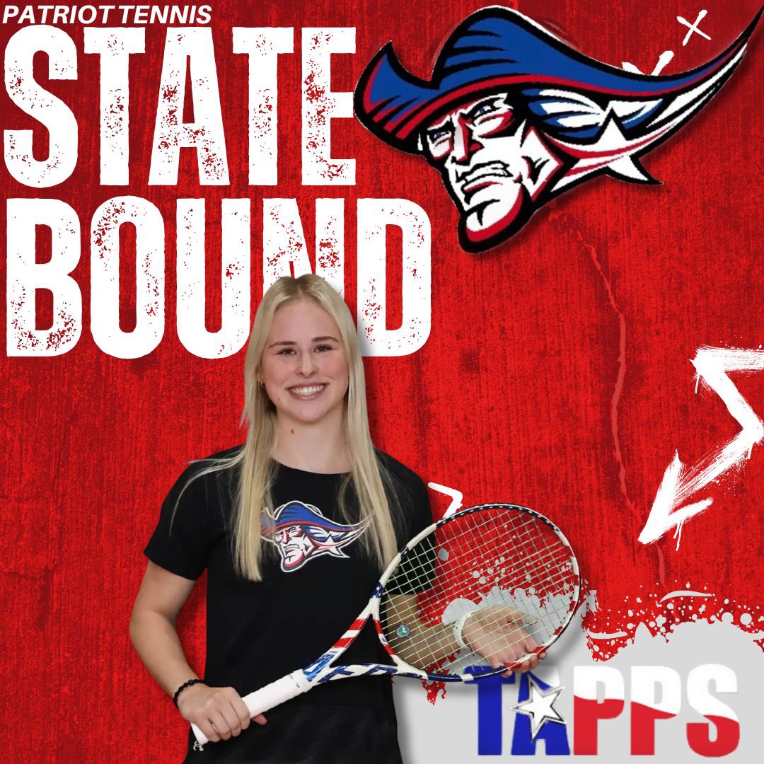Wishing our Patriot Tennis Team good luck at State today!
