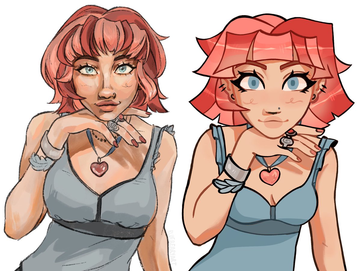 bluebearyart's tweet photo. Hello #PortfolioDay i’m Savannah! Here’s some of my art 

🩵 https://t.co/0nvVBtvw8V https://t.co/4zWmht6DiL