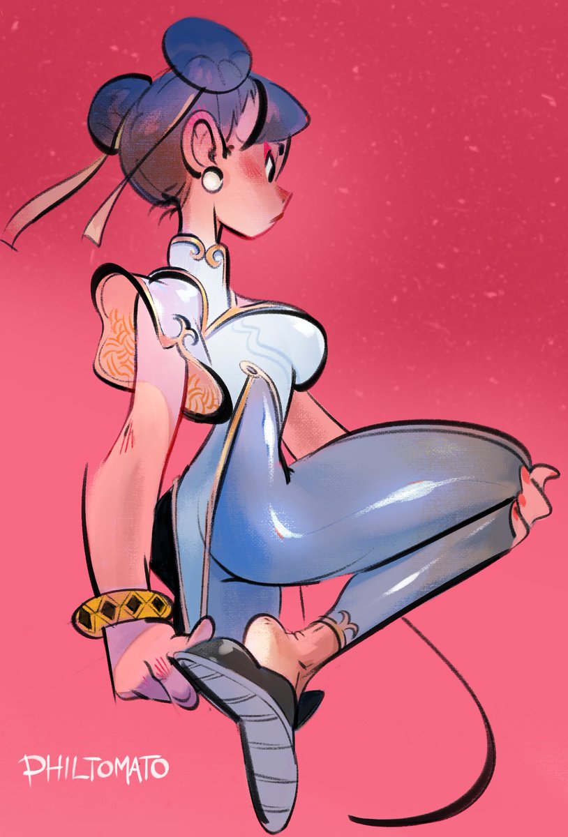 春麗(チュン・リー) 「I'd love to get to know you guys better.」|Philtomato 🍅のイラスト