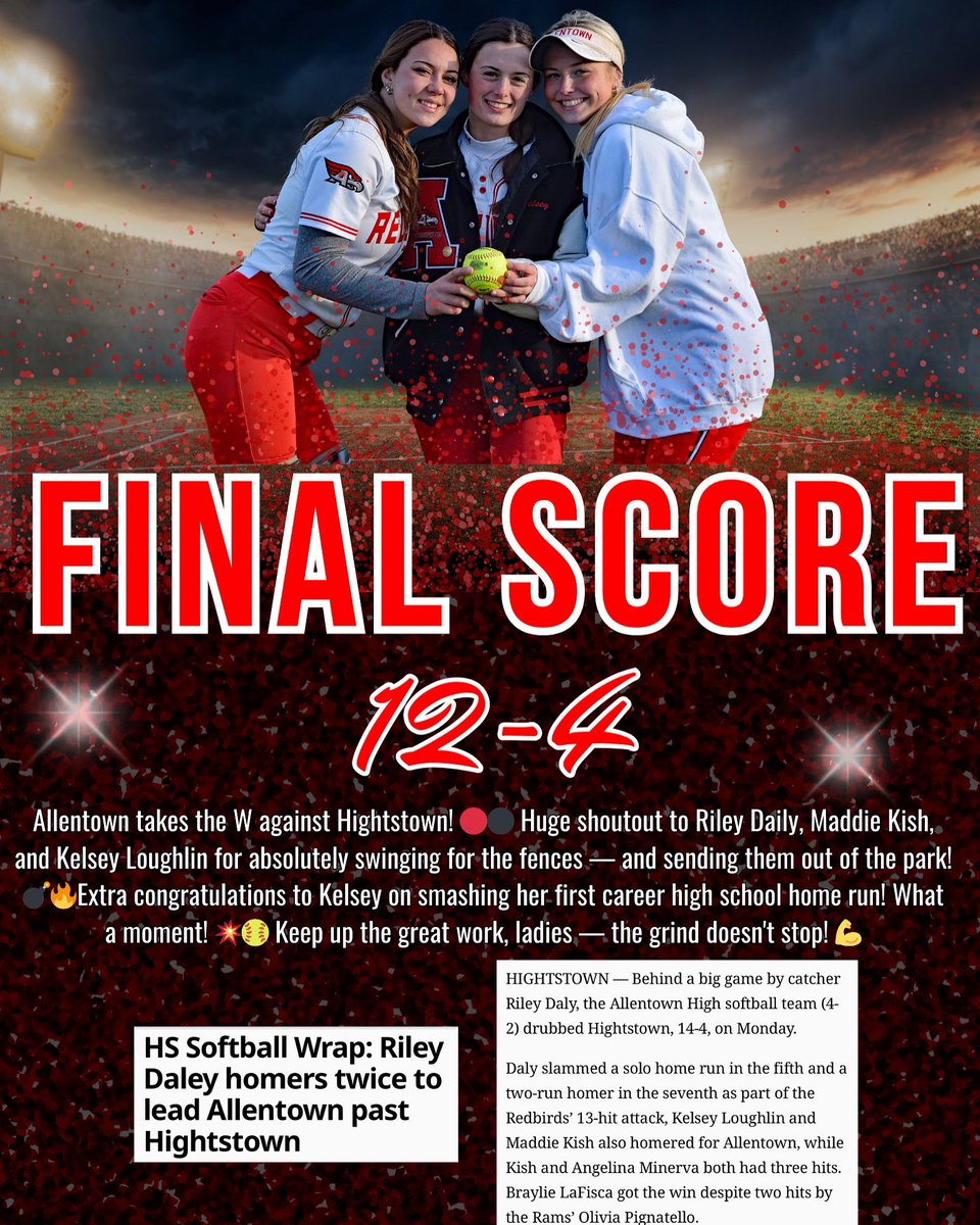 After back-to-back losses, the redbirds bounced back strong and pulled off a big win on a freezing cold day. True grit and heart out there! 🖤❤️