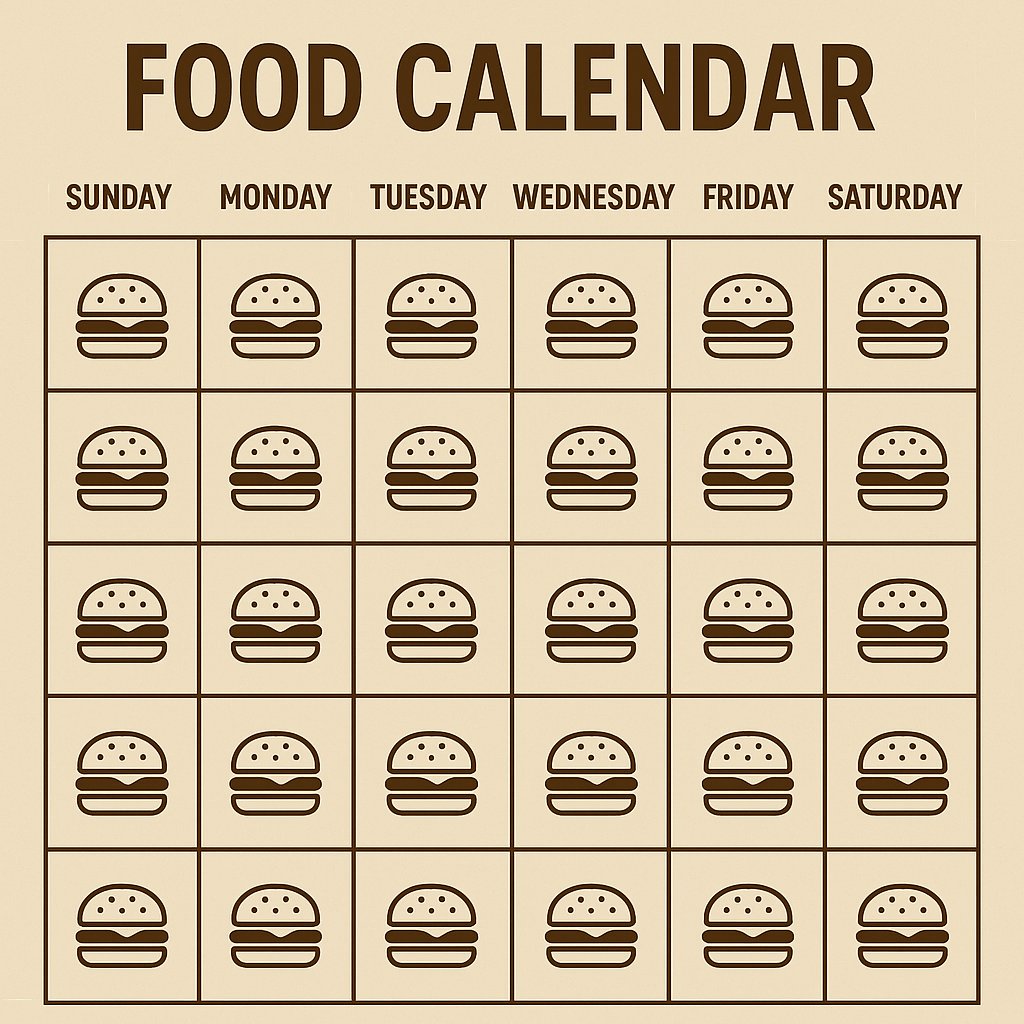 If every meal for a month had to be the same, what would you choose?