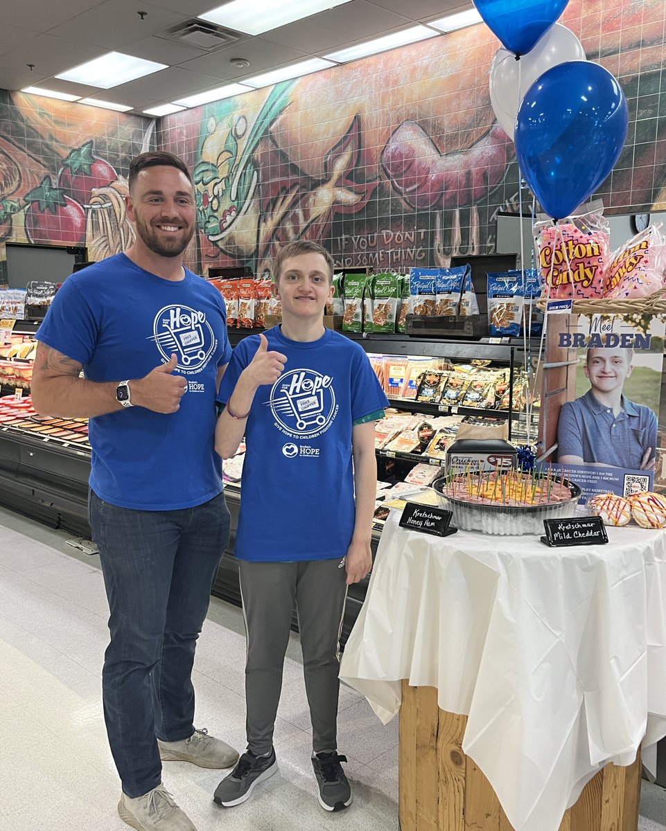 Meet Dylan Queen—the heartbeat of our #ShopForHope event! 💛

Thanks to Dylan &amp; Queen’s Price Chopper, last year’s event raised over $90K for childhood cancer research.

Save the date! Shop for Hope returns April 30–May 6! 🛒🎗️