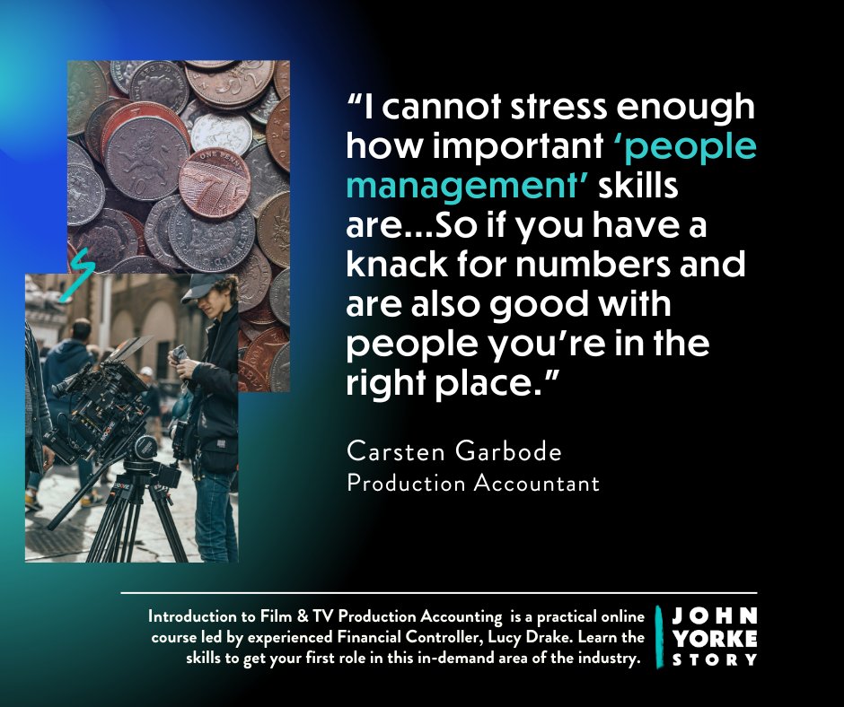 Interested in the possibilities of film &amp; TV production accounting?

Carsten Garbode shares his experiences of joining the industry and his advice on what to expect when starting out &gt;  

johnyorkestory.com/2023/03/produc…

#productionaccounting #tvjobs #filmjobs #Accounting #newcareer #CPD