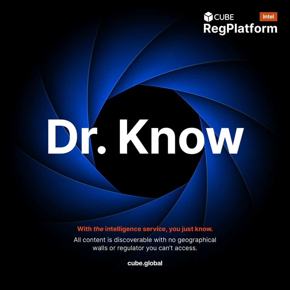 CUBEGlobal's tweet photo. With CUBE RegPlatform Intel get access to every piece of vital intel.

Anywhere, anytime, no matter where your regulatory mission takes you.

Get to know RegPlatform Intel: https://t.co/4bVG1by8tQ

#AI #RegulatoryIntelligence #RegulatoryChange https://t.co/Vvp0vbxdSf