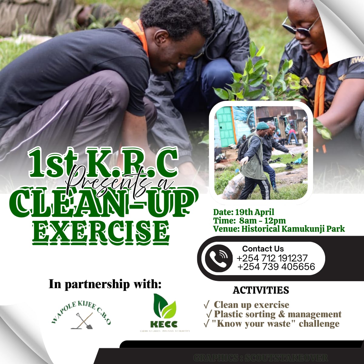 1st_rover's tweet photo. Kamukunji Park need YOU!

Trash talk + squad vibes ♻️ + clean-up magic ✨ = 19th April, 8AM–12PM.

Let’s make the park glow!

#ServiceWithIntegrity #MaRoverNaCSA #Scouts4SDGs #RoveringAsIntended https://t.co/Ii7Ov6ItHx