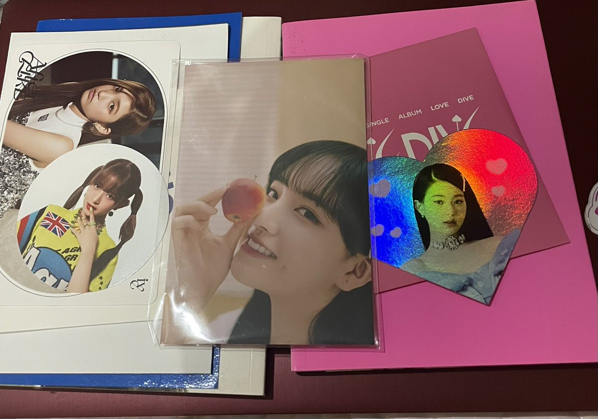 rubiluvi's tweet photo. wts ive wonyoung ssq heart love dive lodi bulk 

-can offer price in dm for all
-not for fussy buyers! 
-postage rm5 to wm 

#pasarive https://t.co/rptOUTmzni