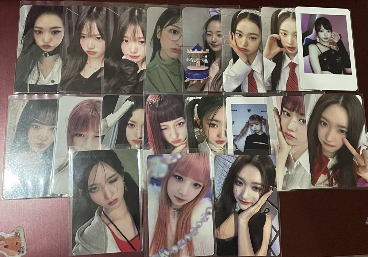 rubiluvi's tweet photo. wts ive wonyoung ssq heart love dive lodi bulk 

-can offer price in dm for all
-not for fussy buyers! 
-postage rm5 to wm 

#pasarive https://t.co/rptOUTmzni