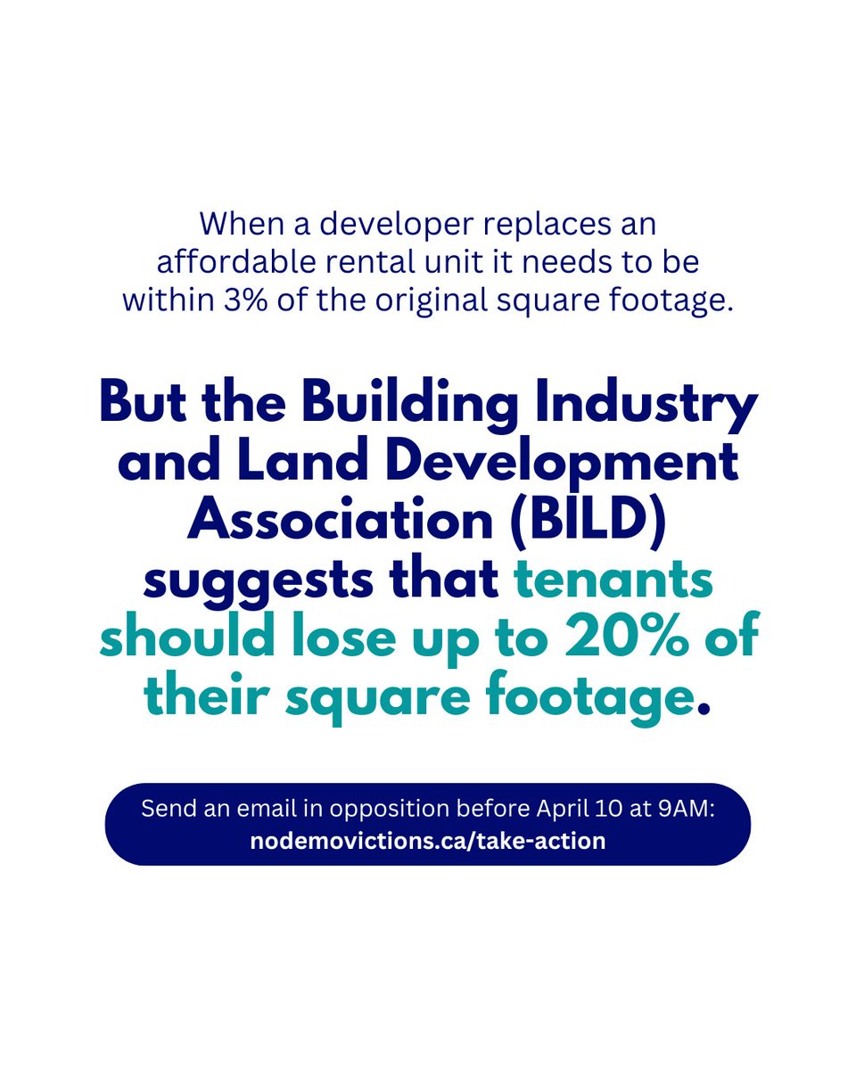 You can't make this stuff up––<a href="/bildgta/">BILD</a>'s slogan is 'Building a Better GTA Together' (by giving tenants less &amp; developers more!). 

🚨 Send an email (using our outline at loom.ly/JUO5oaQ) to let Councillors know that we need *better* tenant protections! 🚨