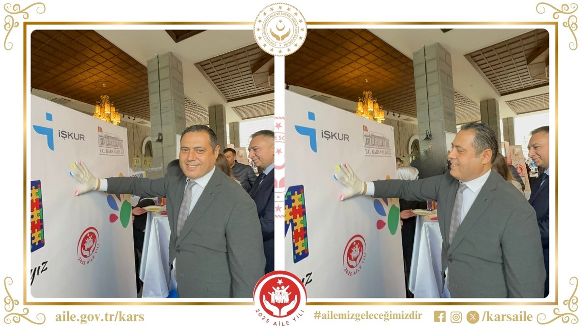 Dünya  Otizm  Farkındalık  Günü  kapsamında  09.02.2025  tarihinde  İlimiz  Bedesten  Bölgesinde  İl  Müdürlüğümüz koordinasyonunda   işbirliği  ile  bir dizi etkinlik  programı  düzenlenmiştir.  #AileYılı
<a href="/tcailesosyal/">T.C. Aile ve Sosyal Hizmetler Bakanlığı</a>
<a href="/KarsValiligi/">T.C. Kars Valiliği</a>