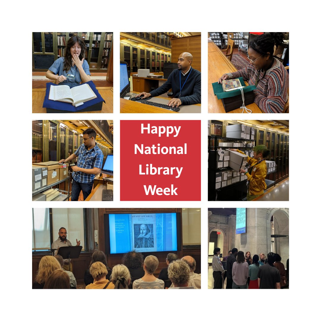 NYPL Archives (@nypl_archives) on Twitter photo Happy #NationalLibraryWeek! From leading classes & public events, to retrieving materials & circulating them in the reading room, to conducting research on our collections & creating exhibitions, our staff are vital to the special collections work at NYPL. And we ❤️what we do! Happy #NationalLibraryWeek! From leading classes & public events, to retrieving materials & circulating them in the reading room, to conducting research on our collections & creating exhibitions, our staff are vital to the special collections work at NYPL. And we ❤️what we do!