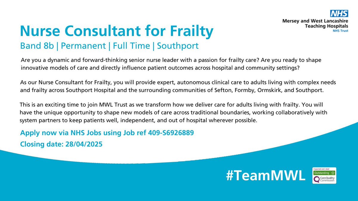 NHS MWL Recruitment tweet media