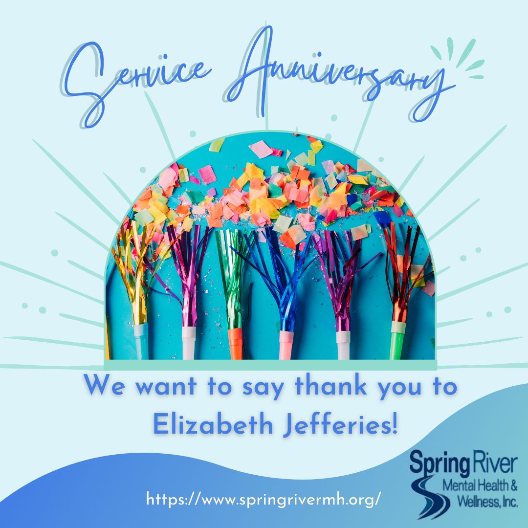 SRMHW's tweet photo. Thank you Elizabeth Jefferies for one year of service! SRMHW appreciates all you do! Congratulations! 

#SRMHW #ServiceAnniversary #Congratulations https://t.co/8YBo3yjceT