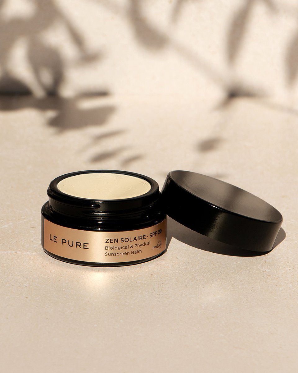 LEPUREcom's tweet image. Discover Zen Solaire: our organic sunscreen balm with powerful plant nutrients to protect from UVB, UVA, IR &amp;amp; blue light and prevent premature aging.

lepure.com/shop/zen-solai…

#Sunscreenbalm #Protection #Healthyskin