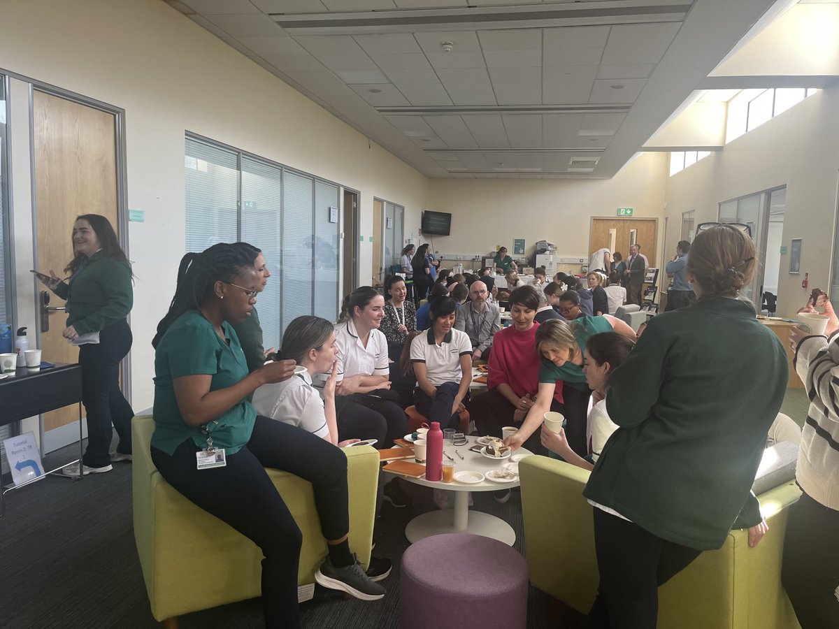 Happy HSCP day from all in Connolly Hospital! Lots of engagement at this morning’s coffee morning to celebrate our HSCPs and the work they do!👏