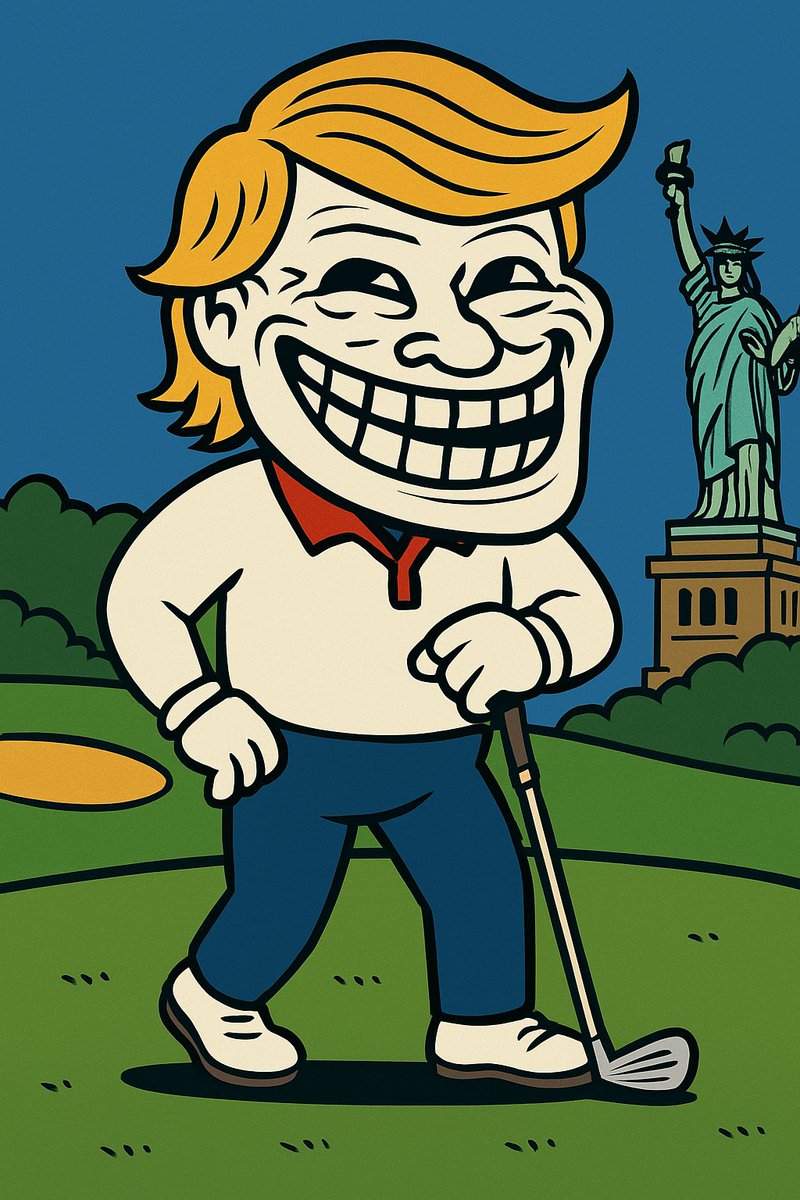 Trumptroll_meme's tweet photo. 🇺🇸 I’m here for the long run.
Almost the next 4 years... maybe even more 😉
This is just the beginning — a great one.
Stay close. Be part of it.
🎯 Join the airdrop — the reward will be huge.
Let’s make memes great again 💥
#Airdrop #TrumpTariffs #Trump https://t.co/HMz8b7K7t9