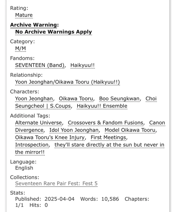 a house of mirrors
Jeonghan/Oikawa (Haikyuu!!), 10.5k
